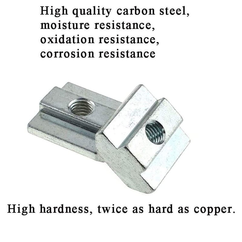 SDY 15pcs 4040 Series Sliding T Nuts Metric M5 Thread Slide in Hammer Head T-Nut for Standard 8mm T-Slot Aluminum Extrusion Profile （4040 Series M5） - Image 5